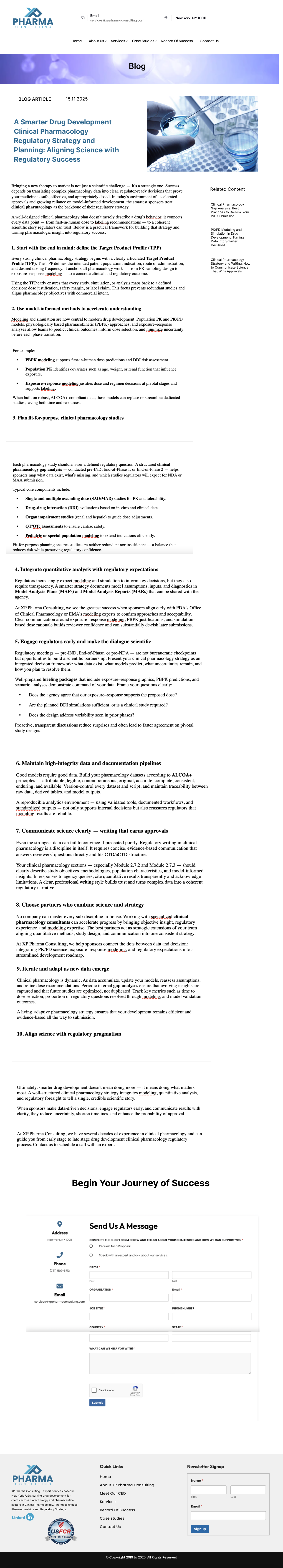 XP Pharma Blog Article